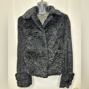 Women's LOFT Soft Textured Black Jacket